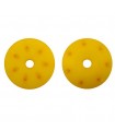 PISTONES AMORTIGUADOR CONICOS 16mm AMARILLOS (7x1.2mm inclinados) (2u.)