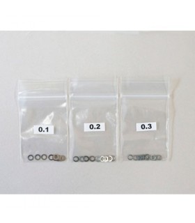 SET ARANDELAS  8X10 (0.1-0.2-0.3 - 10 POR TIPO) MUGEN