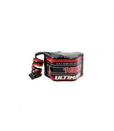 BATERÍA ULTIMATE NiMh RECEPTOR PIRAMIDE 6.0v. 1800mAh CONEXIÓN JR