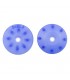 PISTONES AMORTIGUADOR CONICOS 16mm AZULES (8x1.3mm inclinados) (2u.)