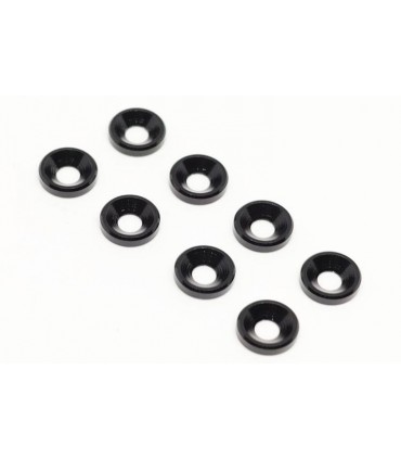 BETA ARANDELAS CONICAS 3MM NEGRAS (8)