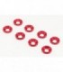 ARANDELAS CONICAS 3MM ROJO (8)