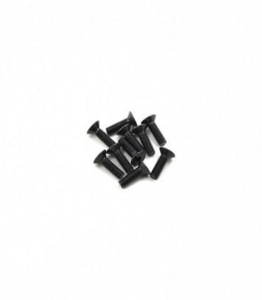 TORNILLO 3X18 CABEZA AVELLANADO 10UNIDADES