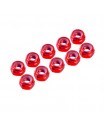 AUTOBLOCANTE ALU. M3 ROJO (10u.)