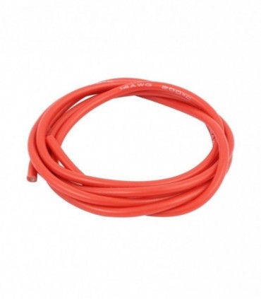 CABLE SILICONADO ULTRAFLEX 14AWG ROJO 1M