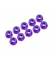 AUTOBLOCANTE ALU. M3 PURPURA (10u.)