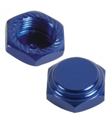 Tuercas de rueda Ciegas 1/8 Off road o GT Azules 4pcs