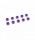 ARANDELA CILINDRICA PARA TORNILLO M3 COLOR MORADO (10PCS)