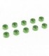 ARANDELA CILINDRICA PARA TORNILLO M3 COLOR VERDE (10PCS)