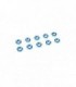 ARANDELA CONICA M3 COLOR AZUL (10PCS)
