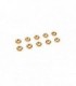 ARANDELA CONICA M3 COLOR ORO (10PCS)