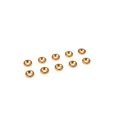 ARANDELA CONICA M3 COLOR ORO (10PCS)