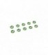 ARANDELA CONICA M3 COLOR VERDE (10PCS)
