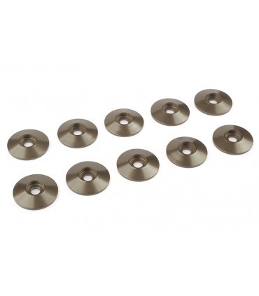ARANDELA CONICA MARRON M3 15MM 10pcs