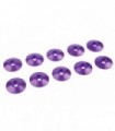 ARANDELA CONICA MORADA M3 15MM 10pcs