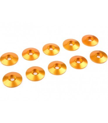 ARANDELA CONICA ORO M3 15MM 10pcs