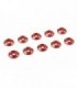 ARANDELA CONICA ROJA M3 10MM 10pcs