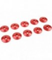 ARANDELA CONICA ROJA M3 15MM 10pcs