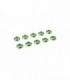 ARANDELA CONICA VERDE M3 10MM 10pcs