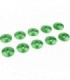 ARANDELA CONICA VERDE M3 15MM 10pcs