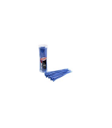 BRIDAS TEAM CORALLLY 2 5X100MM COLOR AZUL 50PCS