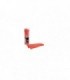 BRIDAS TEAM CORALLLY 2 5X100MM COLOR ROJO 50PCS
