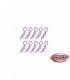 CLIP CARROCERIA 1/8 MORADO 10PCS