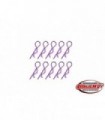CLIPS CARROCERIA 1/10 MORADO (10 PCS)