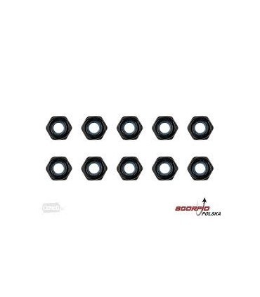 TUERCA AUTOBLOCANTE ACERO 2 5MM (10 PCS)
