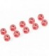 TUERCA AUTOBLOCANTE M3 ROJO (10PCS)