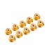 AUTOBLOCANTE ALU. M3 FLANGED NARANJAS (10u.)