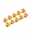 AUTOBLOCANTE ALU. M3 FLANGED NARANJAS (10u.)