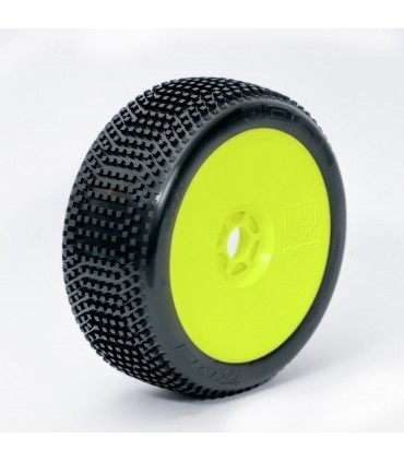 RUEDAS OGO TIDE MEDIUM PRE-MOUNTED YELLOW 2PCS(NO GLUED)