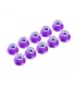 AUTOBLOCANTE ALU. M3 FLANGED PURPURA (10u.)