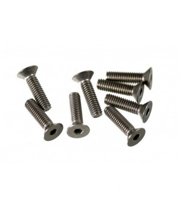 TORNILLO M4X15 TITANIO AVELLANADO (8u) MUGEN