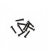 TORNILLO M3X14 CABEZA DE CEBO (10u) MUGEN