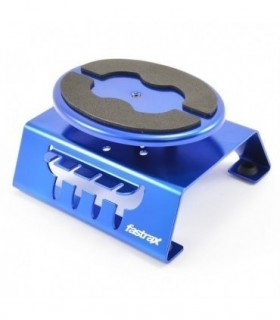 STAND GIRATORIO ALUMINIO AZUL