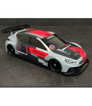 HIBERYA-M 1/10M-CHASSIS CLEAR BODY FOR 210-225mm WHEELBASE CAR