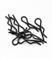 1/10 Body Clips Kit 8pcs (4x Left + 4x Right) - Black