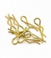 1/10 Body Clips Kit 8pcs (4x Left + 4x Right) - Gold