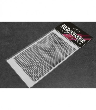 Vinyl stencil - Wave Mesh