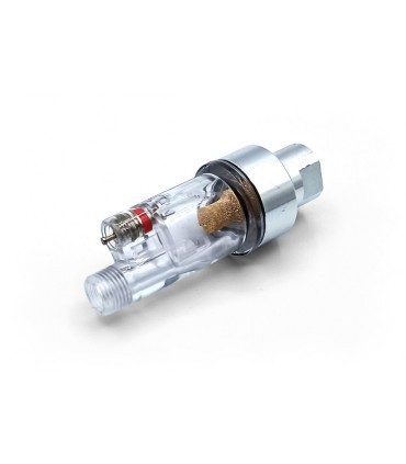 Mini air filter (universal for any airbrush) to trap the compressor water moisture