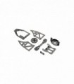 Ishima - Servo Top Plate + Motor Holder +Rear Shock Tower + Side Plates B +Servo Arm + Spur Gear 51T