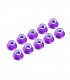 AUTOBLOCANTE ALU. M4 FLANGED PURPURA (10u.)