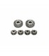 PIÑONES DIFERENCIAL ACERO MTX-5 MUGEN (6u.)